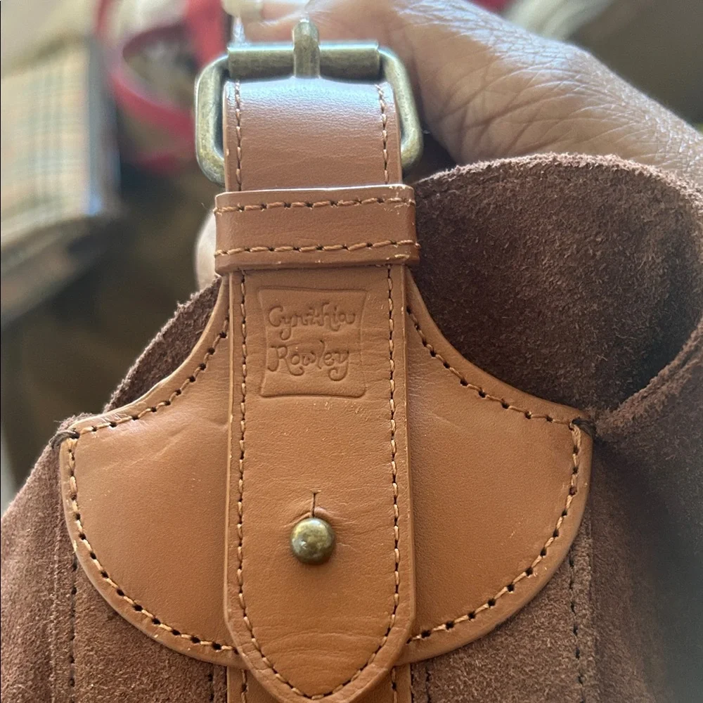 Cynthia Rowley Suede Shoulder Bag - Picture 7 of 8